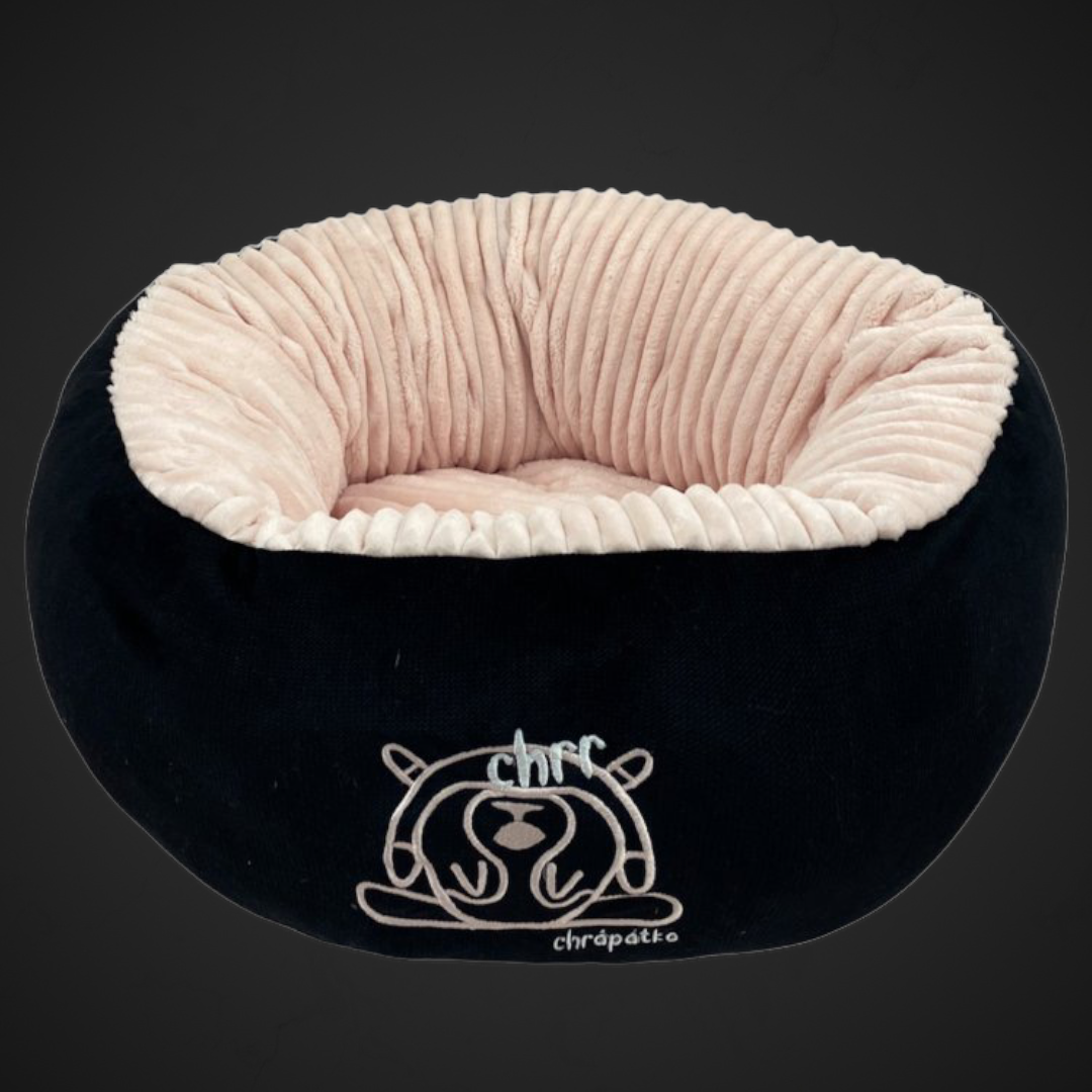 Pelíšek pro psy Chrápátko MUPFEL Black Apricot