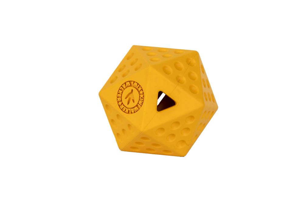 Gumová hračka ICOSABALL s dírou na pamlsky