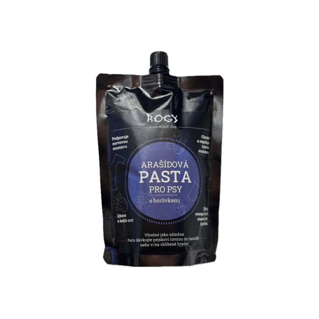 Arašídová pasta s borůvkami