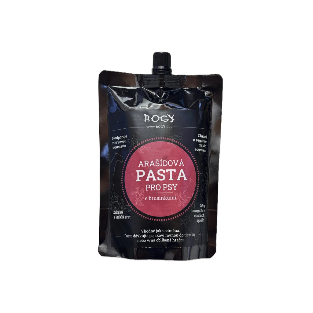 Arašídová pasta s brusinkami