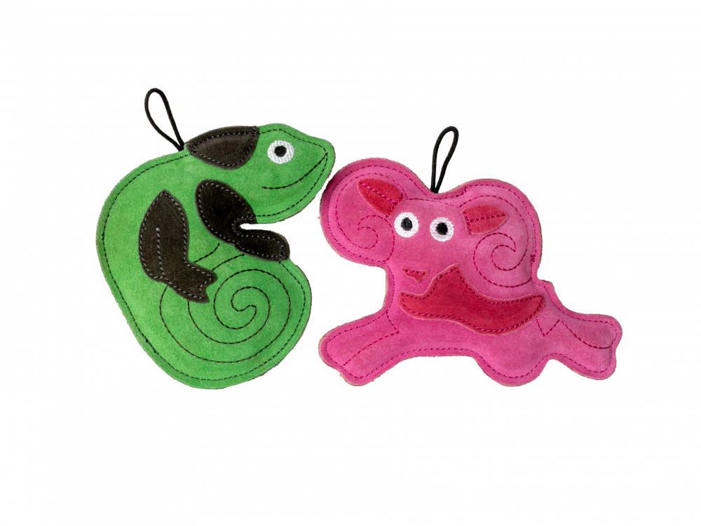 Kožená hračka – Chameleon