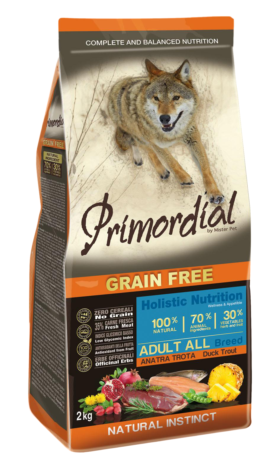 Primordial – Grain Free Adult Trout&Duck