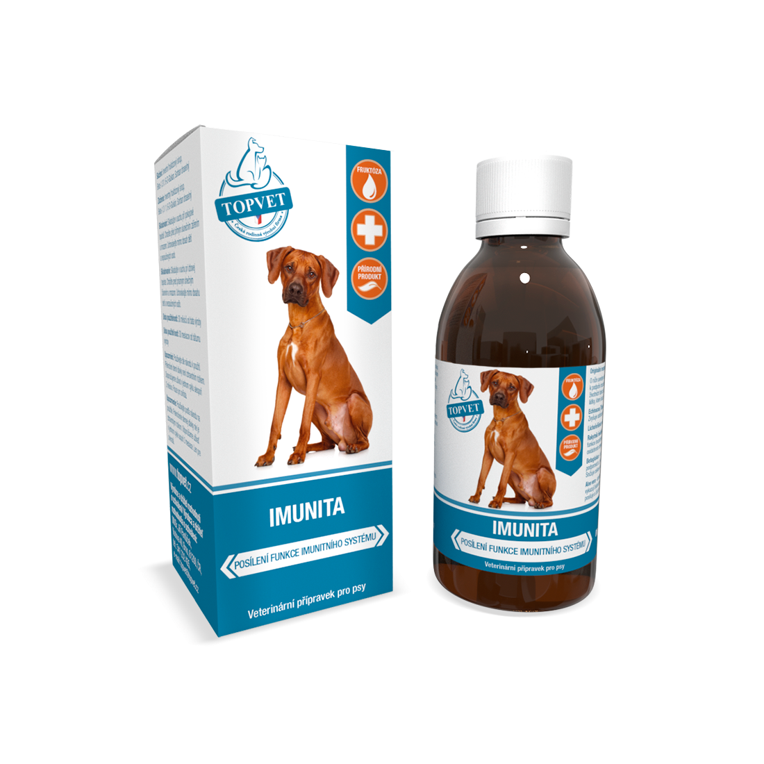 TOPVET - Sirup IMUNITA -  Posílení imunitního systému psa